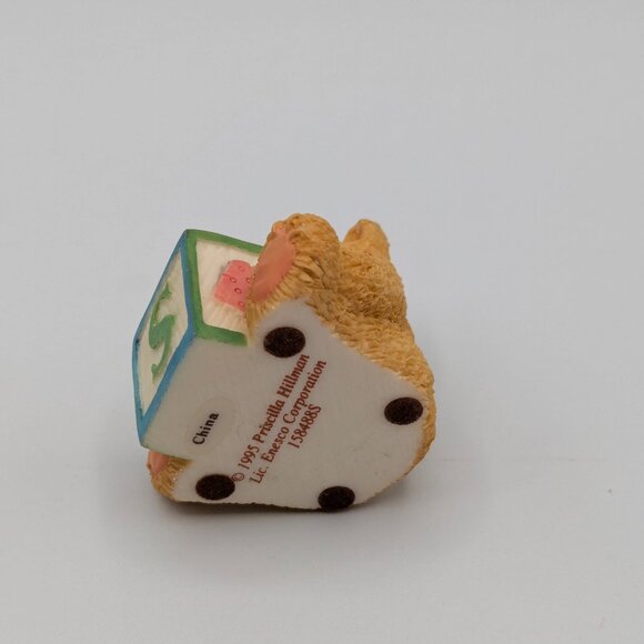 Cherished Teddies Bear with ABC "S" Block (158488S) 1995 - Picture 7 of 10